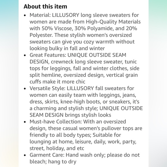 Women's Oversized Batwing Sweater Fall Crewneck Knit Side Slit Pullover Cozy 3X - Picture 9 of 16